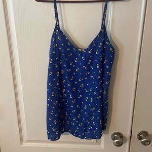 Royal Blue floral tank